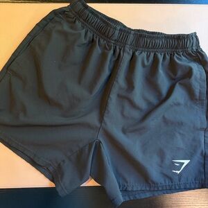 Gymshark Women’s Black Athletic Running Shorts Lightweight Elastic Waist Size XS